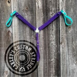 Purple breast collar